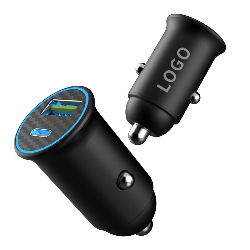 Автомобильное зарядное устройство usb type-c mini qc 3 0 60 Вт