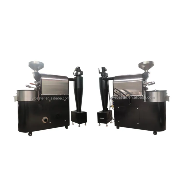 laser cut plc integrated design ce certificate toper 10kg commercial coffee roaster machine gas burner for coffee roaster