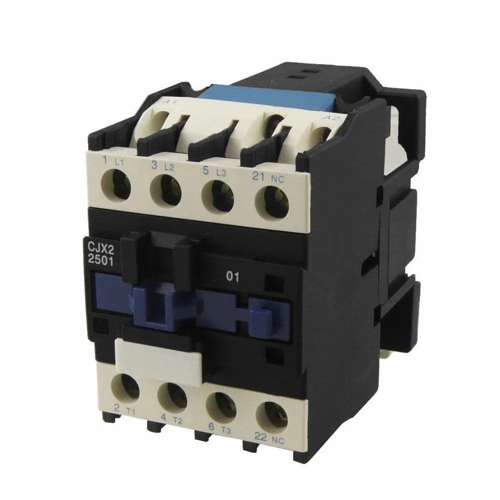 Factory Wholesale CJX2-2501 Ac Magnetic Contactor 25A 40A 220V 380V 415V 440V 660V 3P+1NC Electric Contactor