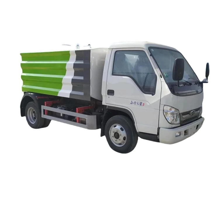 Multi functional and efficient  Foton small 5 CBM Square tank body water truck  sprinkler  Watering Car water spraying vehicle