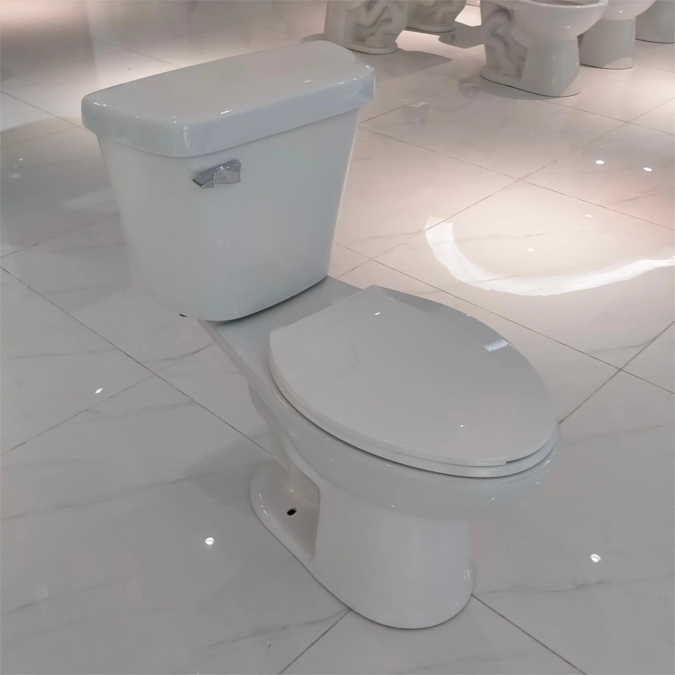 American Style Inodoro Cheap Toilet Bowl Two Piece S- Trap Wc Toilet With Low Prices Elongated Toilets