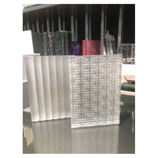 White laminated frosted glass for commercial building