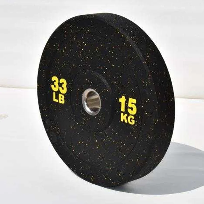 Commercial Bumper Weight Lifting Rubber Competition 20kg Bumper Plates Urethane Barbell Standard Plate Lbs JLC Fitness For Gym