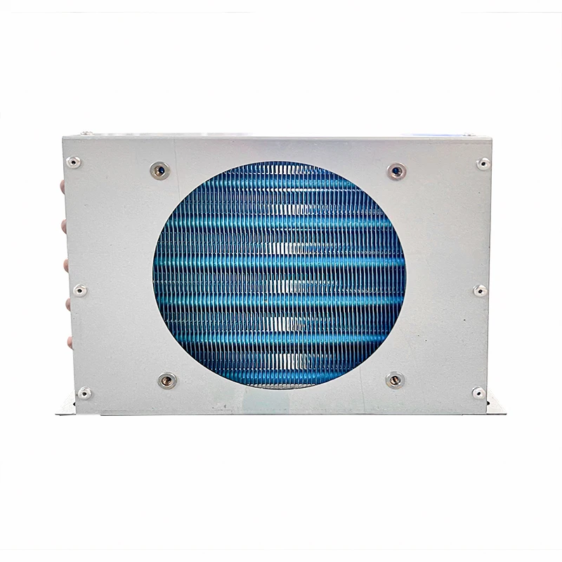 Aluminum fin copper tube small condenser air conditioning and refrigeration  heat exchanger