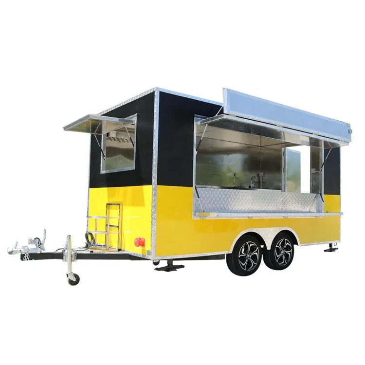 20 feet towing food truck bar horse bubble tea food truck fir sale in canada