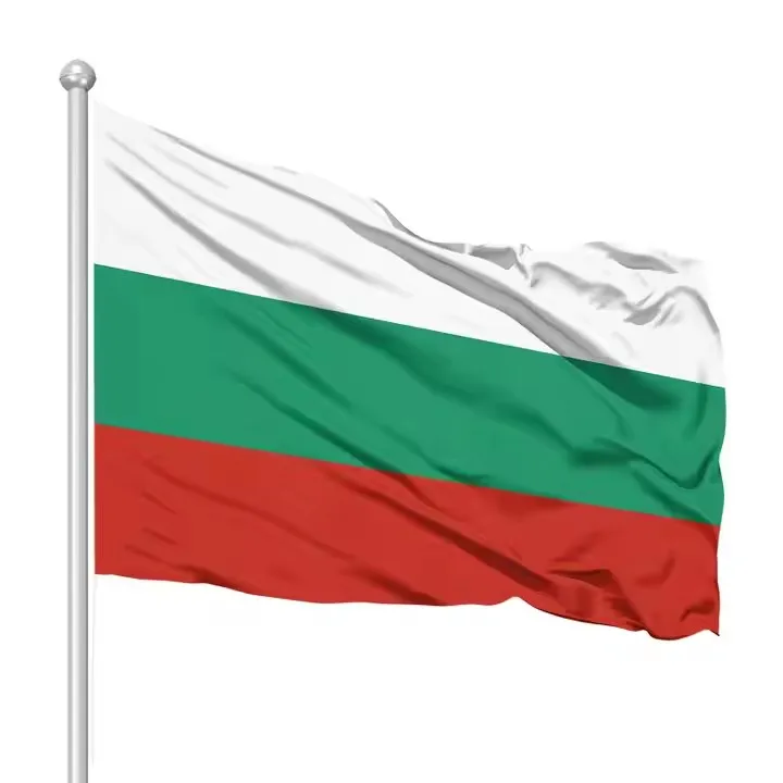 Уличные национальные флаги страны для празднования выборов в болгарском стиле на заказ флаг Болгария