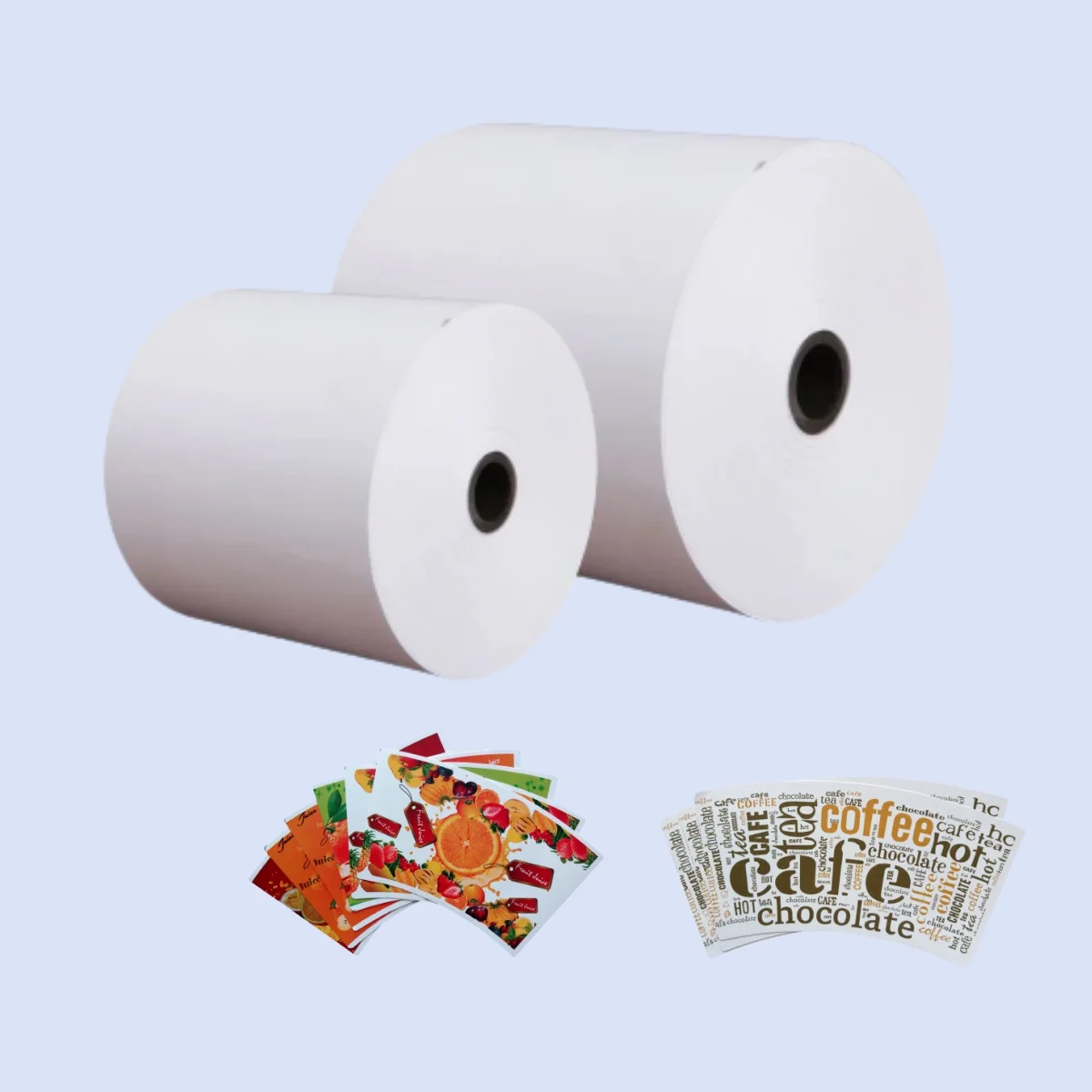 Raw Materials Single/double Pe Coated Paper For Disposable Paper Cup Container Maker In Roll paper cup roll raw materials