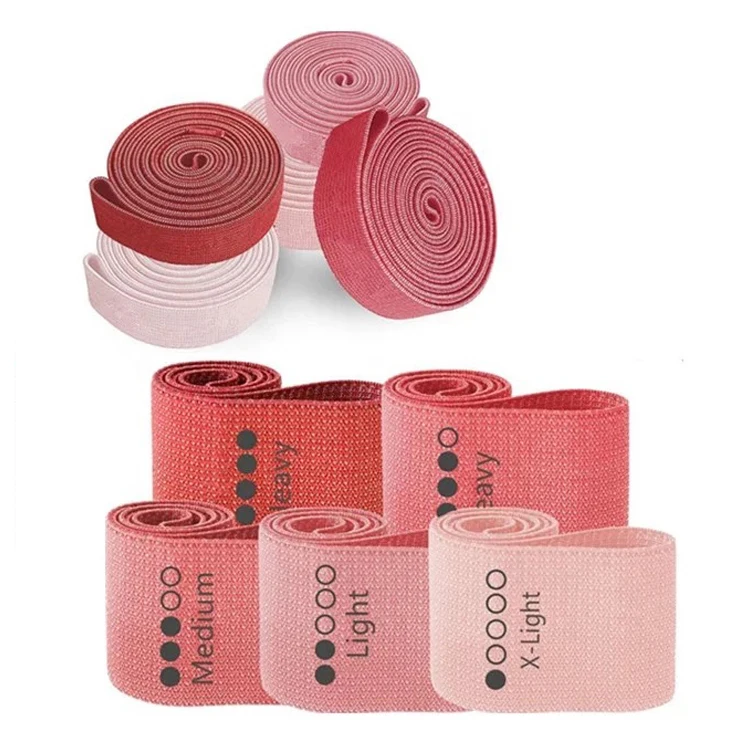 EVERISE FITNESS Yoga Gym Home Exercise Hip Leg Mini Loop Fabric Resistance Bands