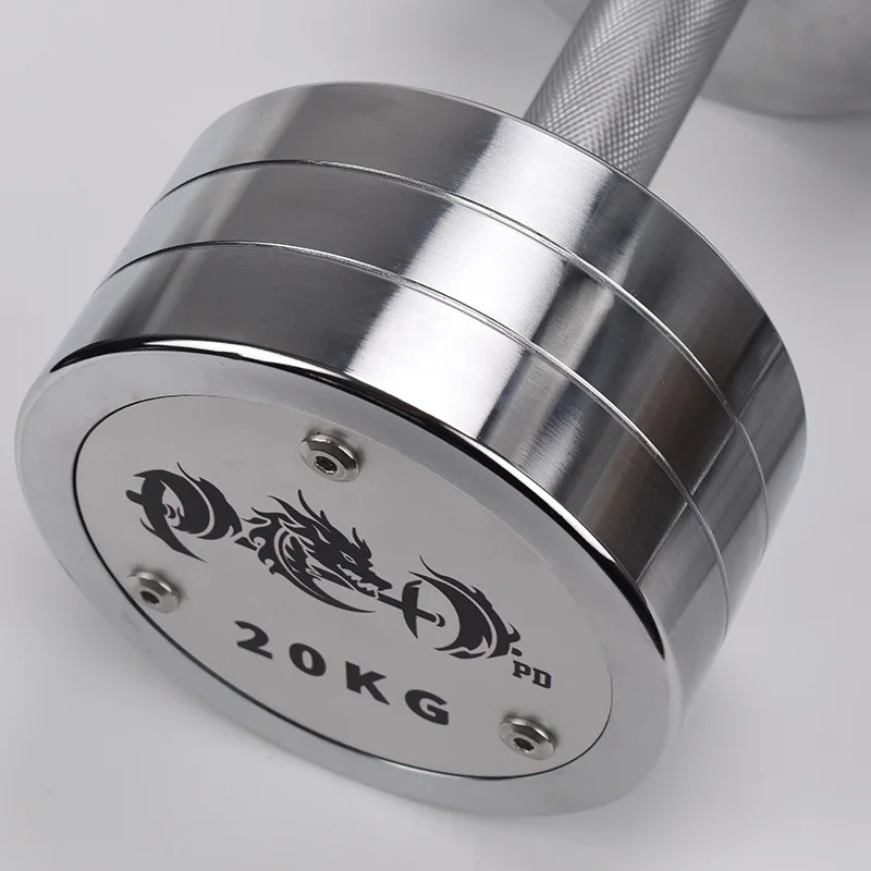 custom logo pounds weight gym steel dumbbells round weightlifting dumbbells electroplated dumbbells