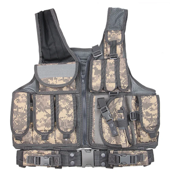 Can Hold Water Bag Multi-functional Combination Extended Vest CS Camouflage Outdoor Tactical Net Vest