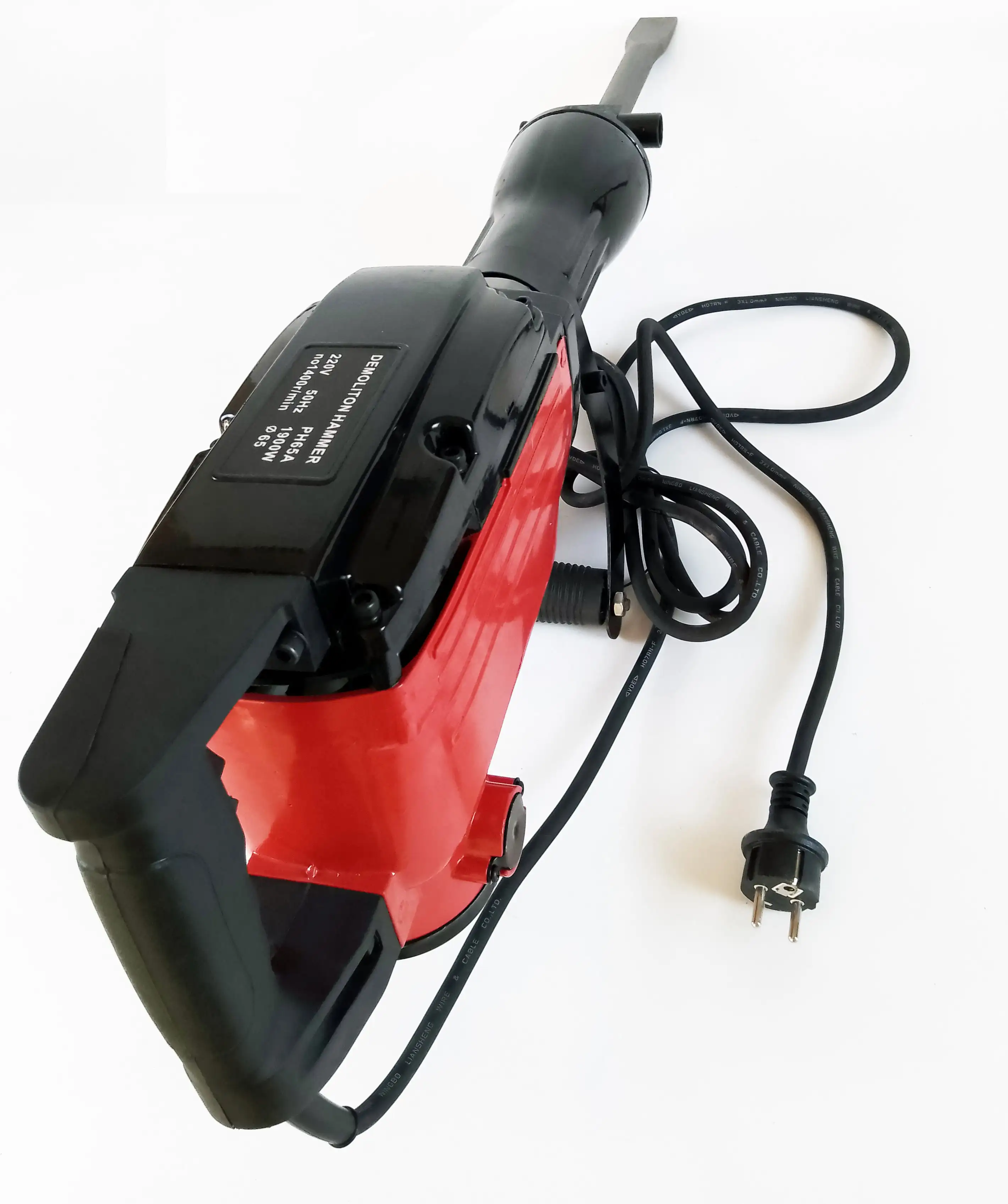 Мощный Электрический отбойный молоток для разрушения бетона мощностью 1900 Вт