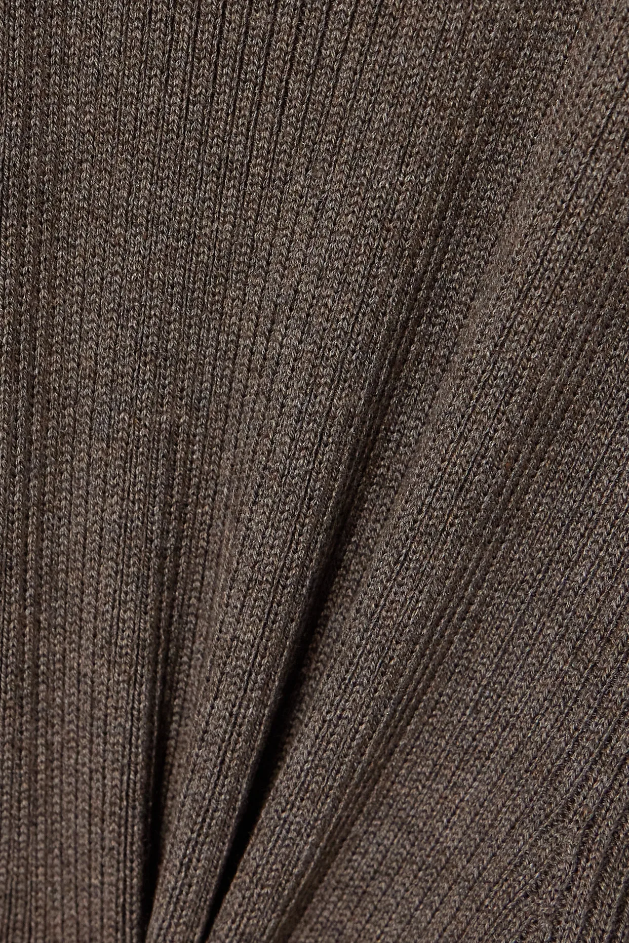 High quality clothing customization, backless ribbed silk blended ultra long dress, small order customization, Chinese factory