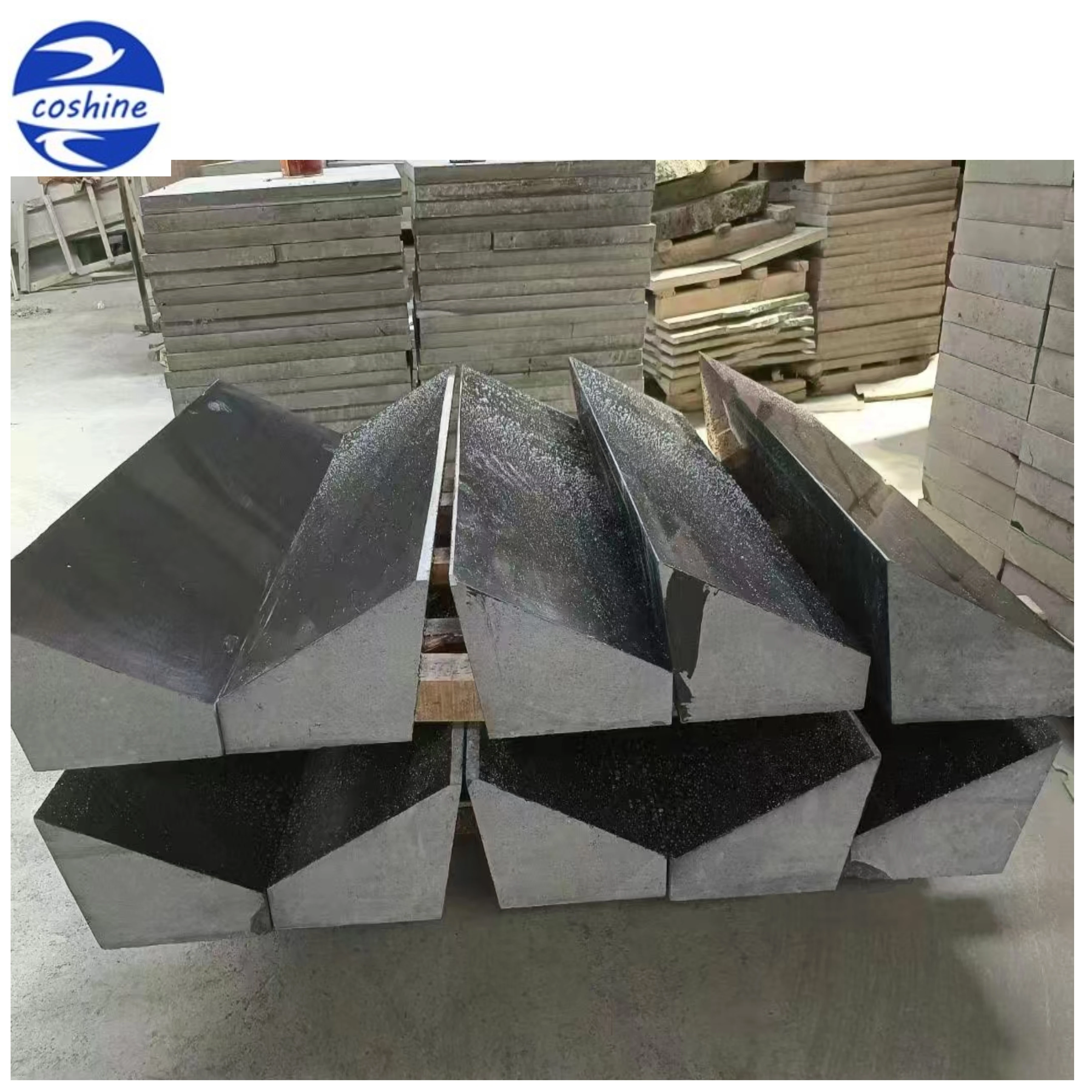 Natural Black Granite Polished Black Galaxy Granite Half Slabs Black Granite Stone For Countertops