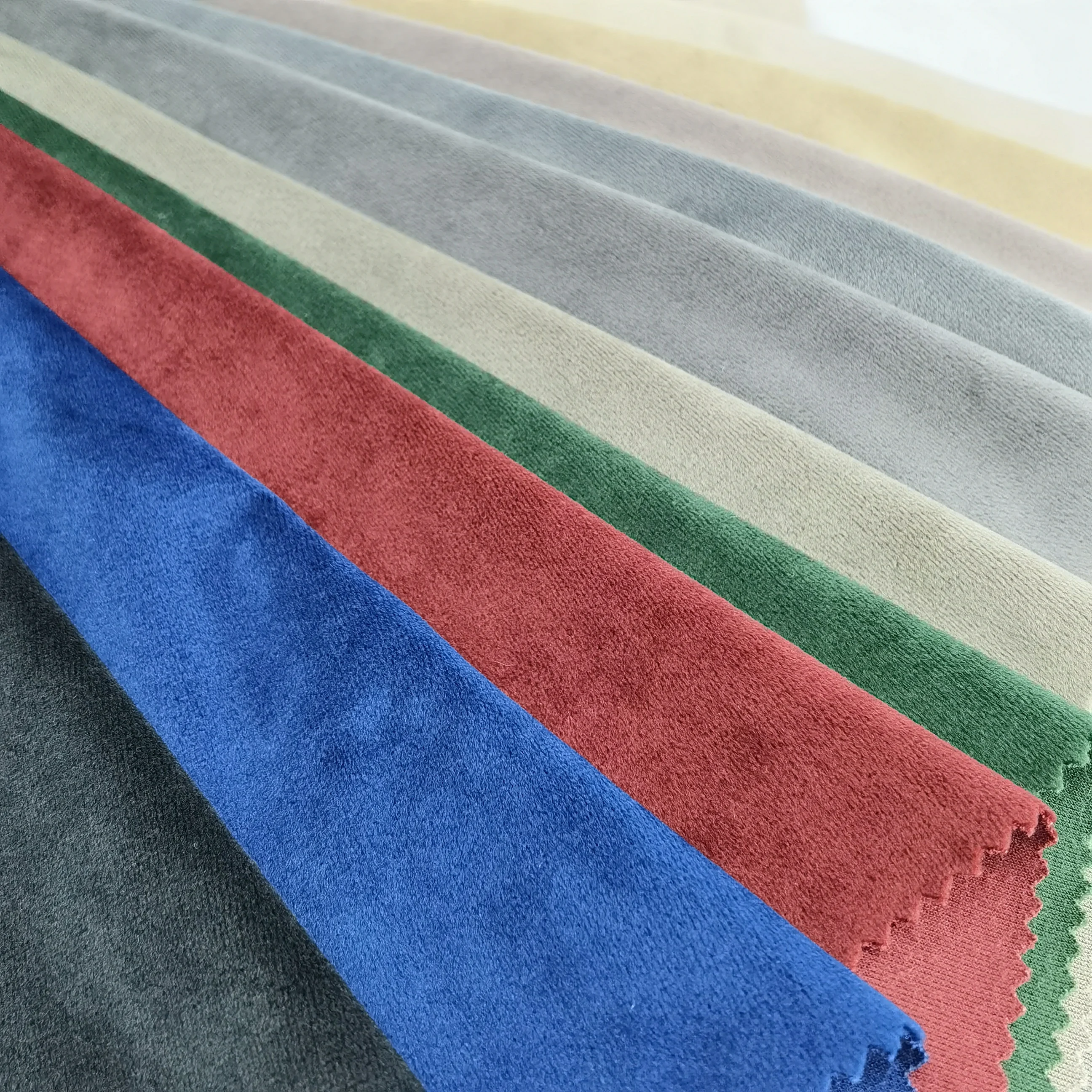 250gsm 100% polyester  velboa plush italy velvet fleece fabric