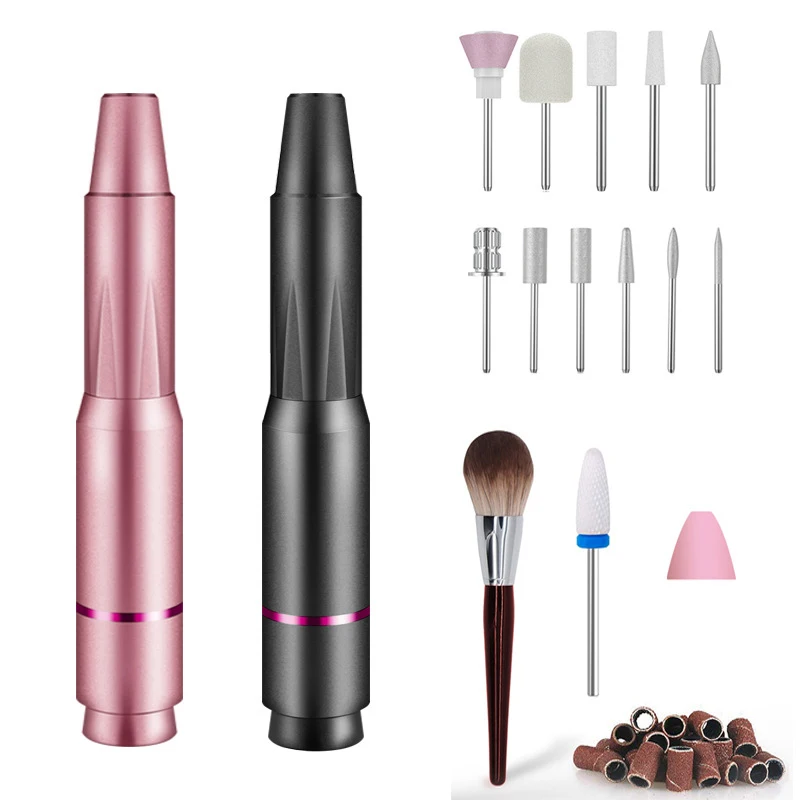 Wholesale Professional Rechargeable Cordless Nail Drill Pen Set Mini Display Personal Manicure Nail Drill Pen Kit