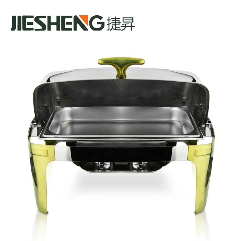 OEM Supply Hot Sale Restaurant Hotel Buffet Equipment Chafing Dish Fuel Stainless Steel Food Warmer Chafer Stove for sale