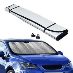 Wholesale Foldable car parasol front window Sun Shade Portable Car Protection Windshield car sun shade