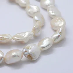 Pandahall Nuggets, цветочные белые натуральные пресноводные жемчужные бусины Keshi