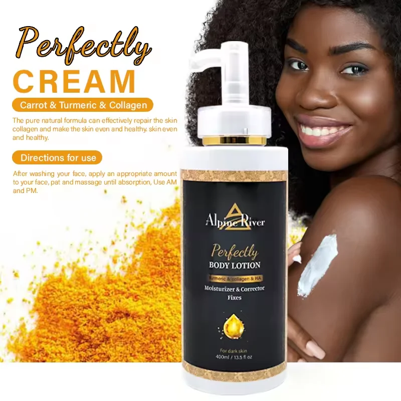 Private Label Natural Organic 24-K Gold Glutathione Body Lotion Moisturizing Brightening Firming body cream body whitening cream