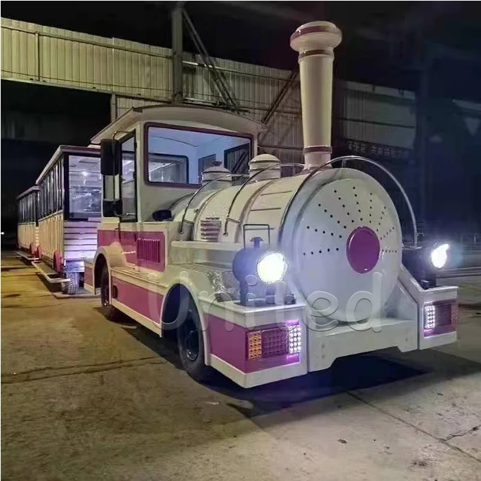 Park tourist road train Adults Trackless Train For Sale