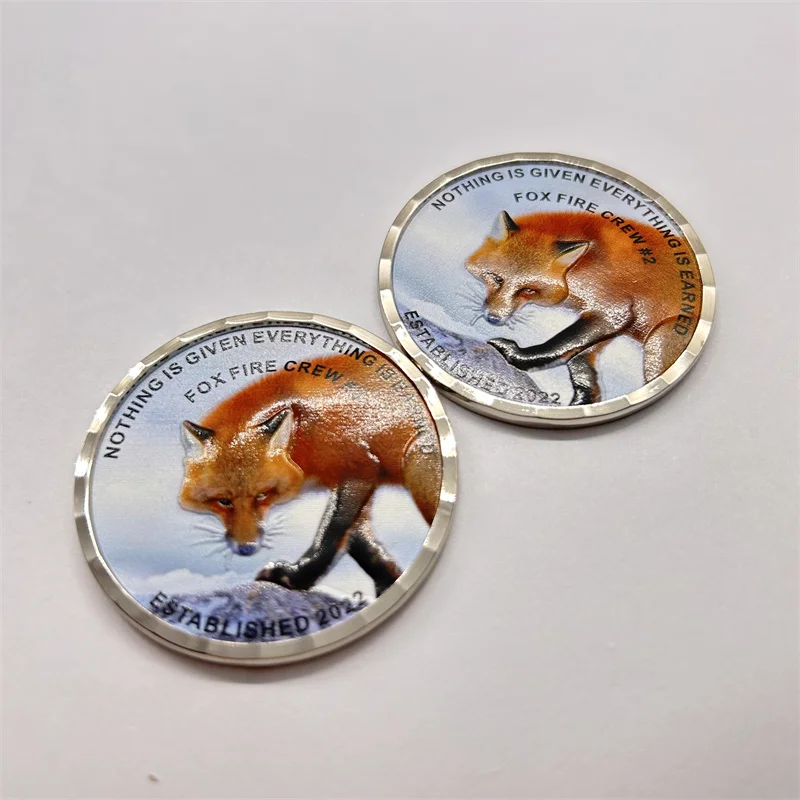 Cheap custom colorful design coins silver plating 3D UV printing metal challenge coins