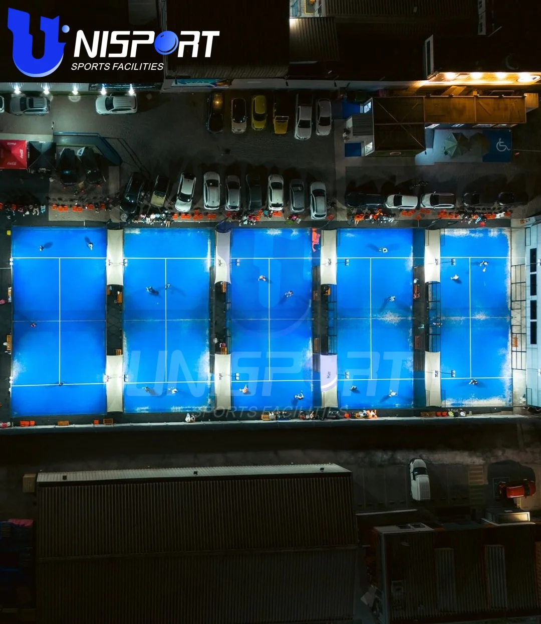 Indoor And Outdoor Padel Tennis Court Padel Court With Removable Super Panoramic Padel Court