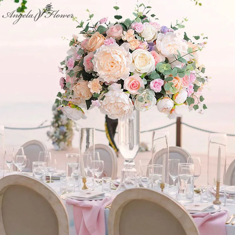 60cm wedding store stage road lead  decor photography props Artificial flower ball