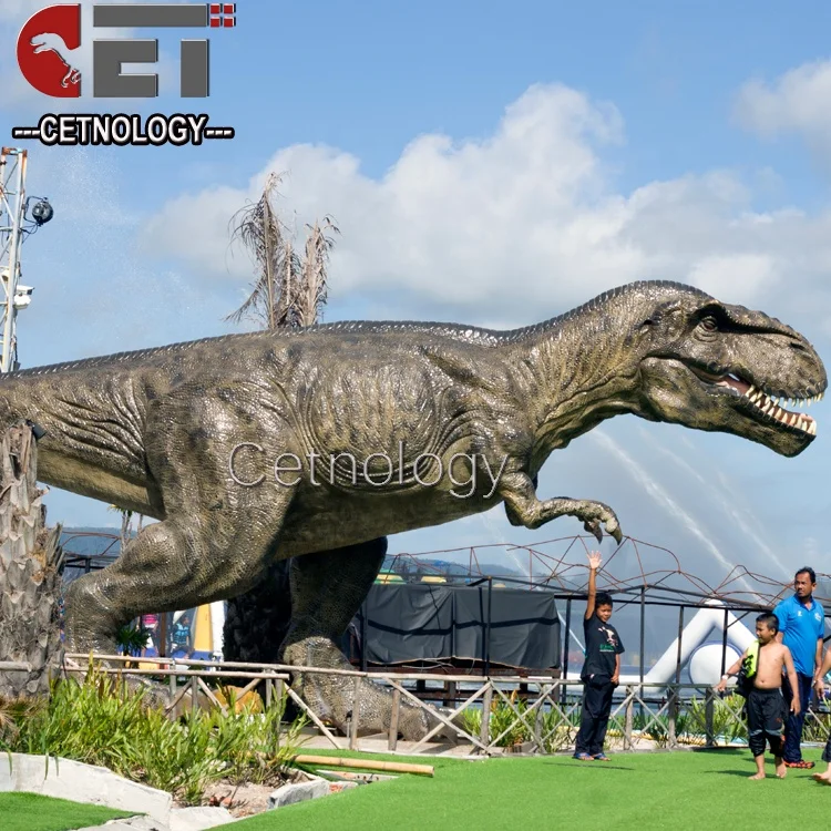  Гигантский Роботизированный динозавр t rex в натуральную величину Парк Юрского периода