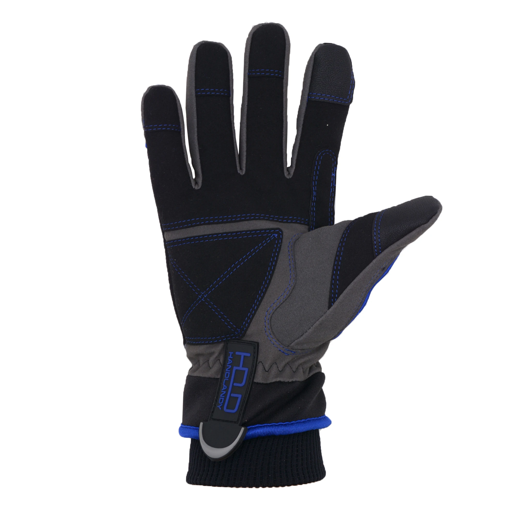 Синие водонепроницаемые теплые зимние перчатки HANDLANDY с сенсорным экраном для мужчин и женщин, для холодной погоды, сноуборда, работы, лыж