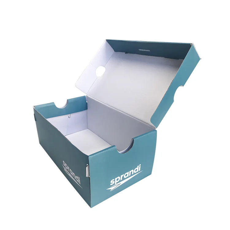 2022 Hot Selling Custom Logo Foldable Cardboard Shoe Boxes Paper Gift Box Recycled Kraft Paper Box For Shoes