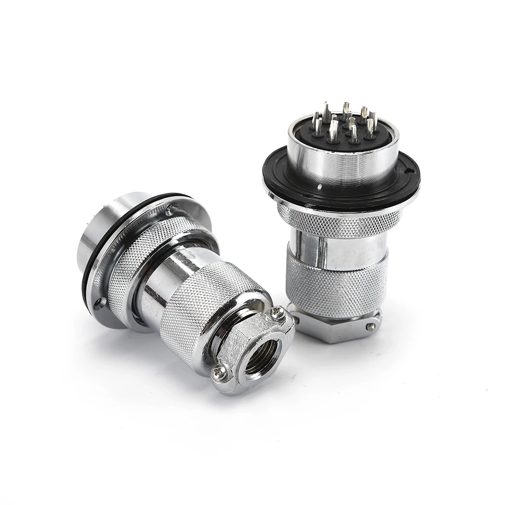 Straight Plug 3pin Type Gx16 2 3 4 5 6 Pin Circular Cable Female Connector