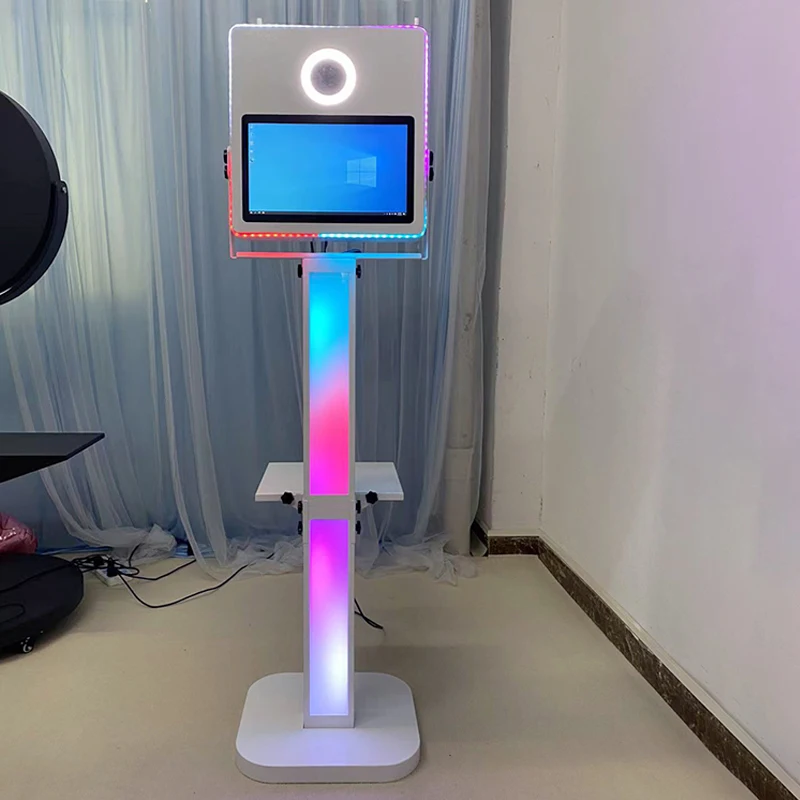 Selfie Magic Mirror Photo Booth Machine 15.6 Inch Lcd Screen Touch Booth Camera With Printer For Wedding Birthday Photo Booth