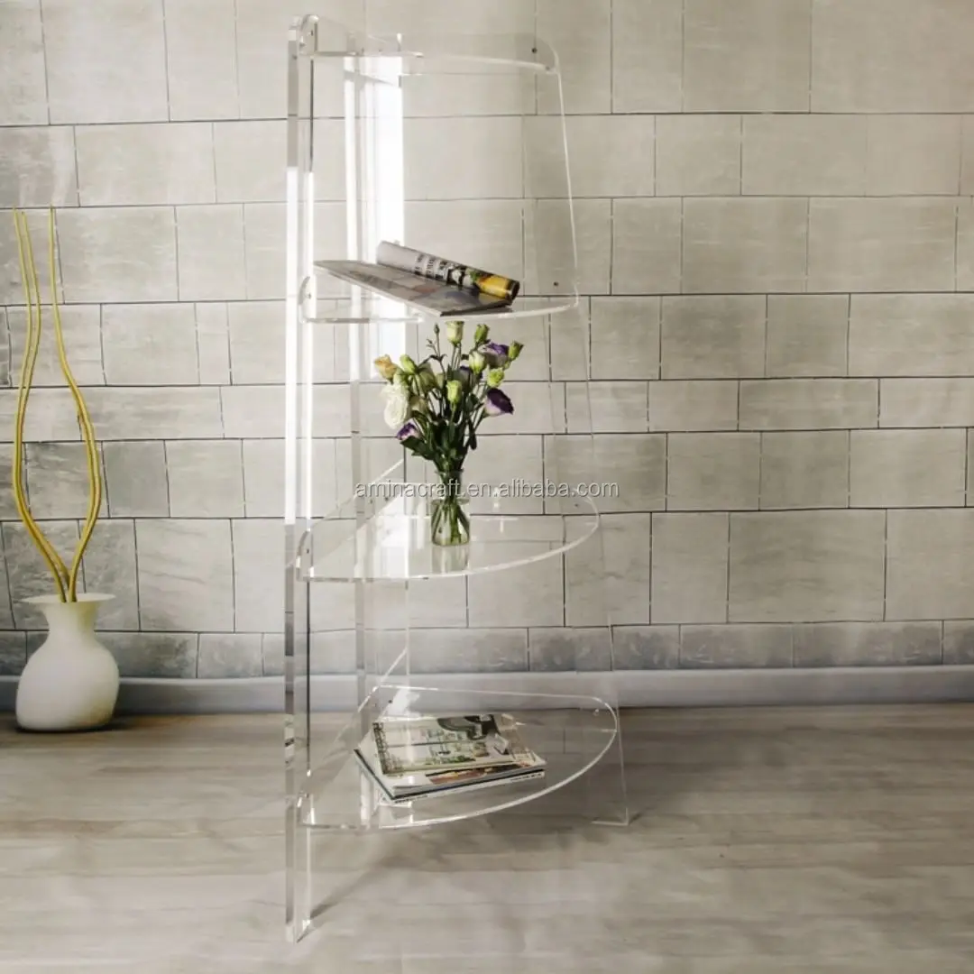 Amina Craft Acrylic Book Shelf Stand