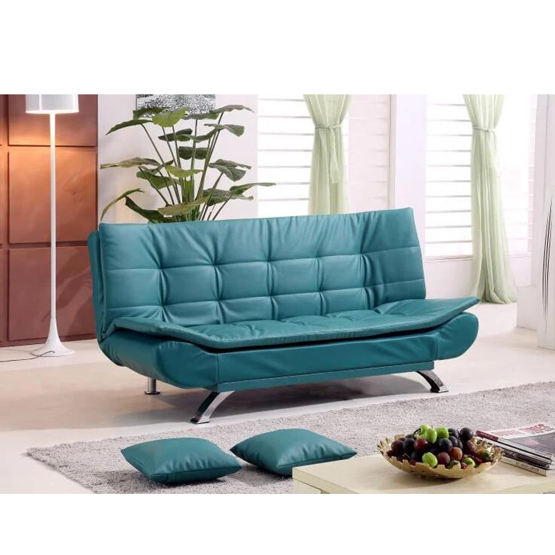 Popular customization bed with PU cushions 1.2m folding sofa bed mechanism variety colors sofa modern bed folding chair