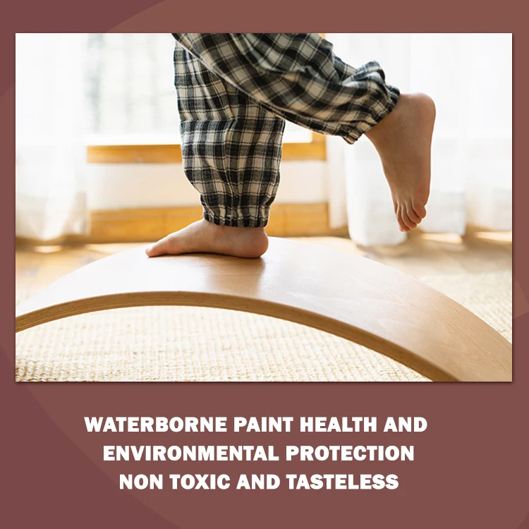 Xiair Montessori Wooden Rocker Wobble Curvy Balance Board Horse Trainer Fitness Wobble Board For Kids