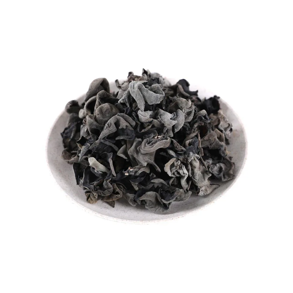 healthy Raw Cultivated dried black edible mushroom fungus  Black Dried Edible Fungus