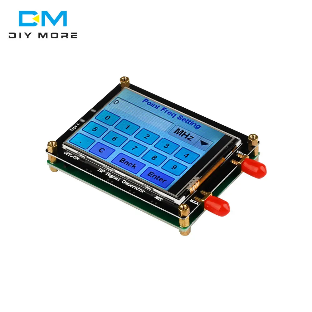 HLZS-35-4400M ADF4351 ADF4350 RF источника сигнала Генератор сигналов волны/торговая точка частоты развертки сенсорный экран контроллера