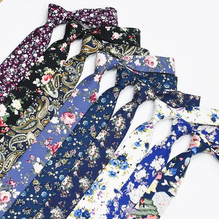 2022 горячая Распродажа поставщик галстуков современный стиль индивидуальный логотип Модный деловой галстук шириной 6 5 см с цветочным