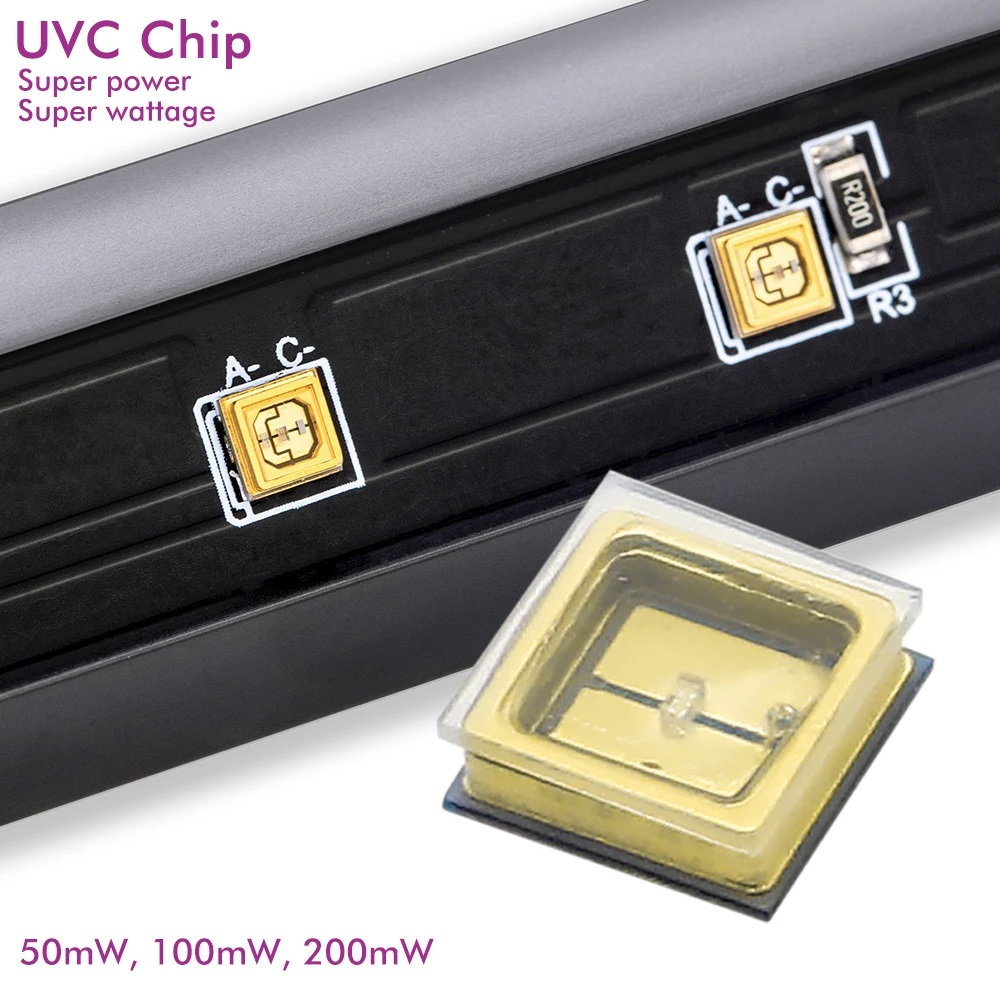  BUVC-255-15 3535 Нм 15 мВт мА высокомощный стерилизатор стерилизация воздуха Очистка воды ucv led для