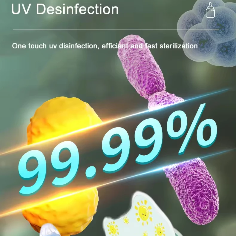 3 In 1 Large Capacity Steam Baby Bottle Sterilizers With Electric Portable Baby Bottle Warmer And Dryer