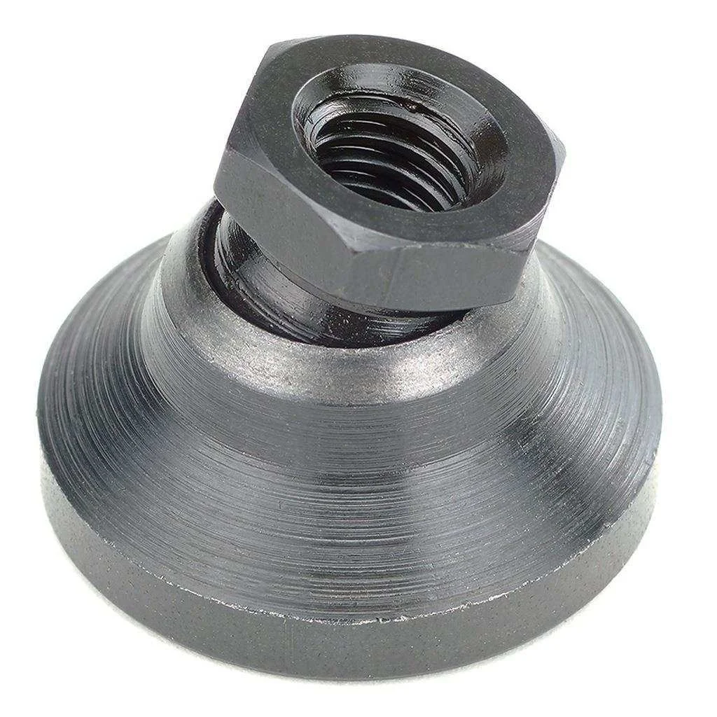 High Quality Nickel-Plated Carbon Steel Furniture Feet 3/8-16 1/4-20 Thread Swivel Leveling Mounts Living Room Cabinets Outdoor