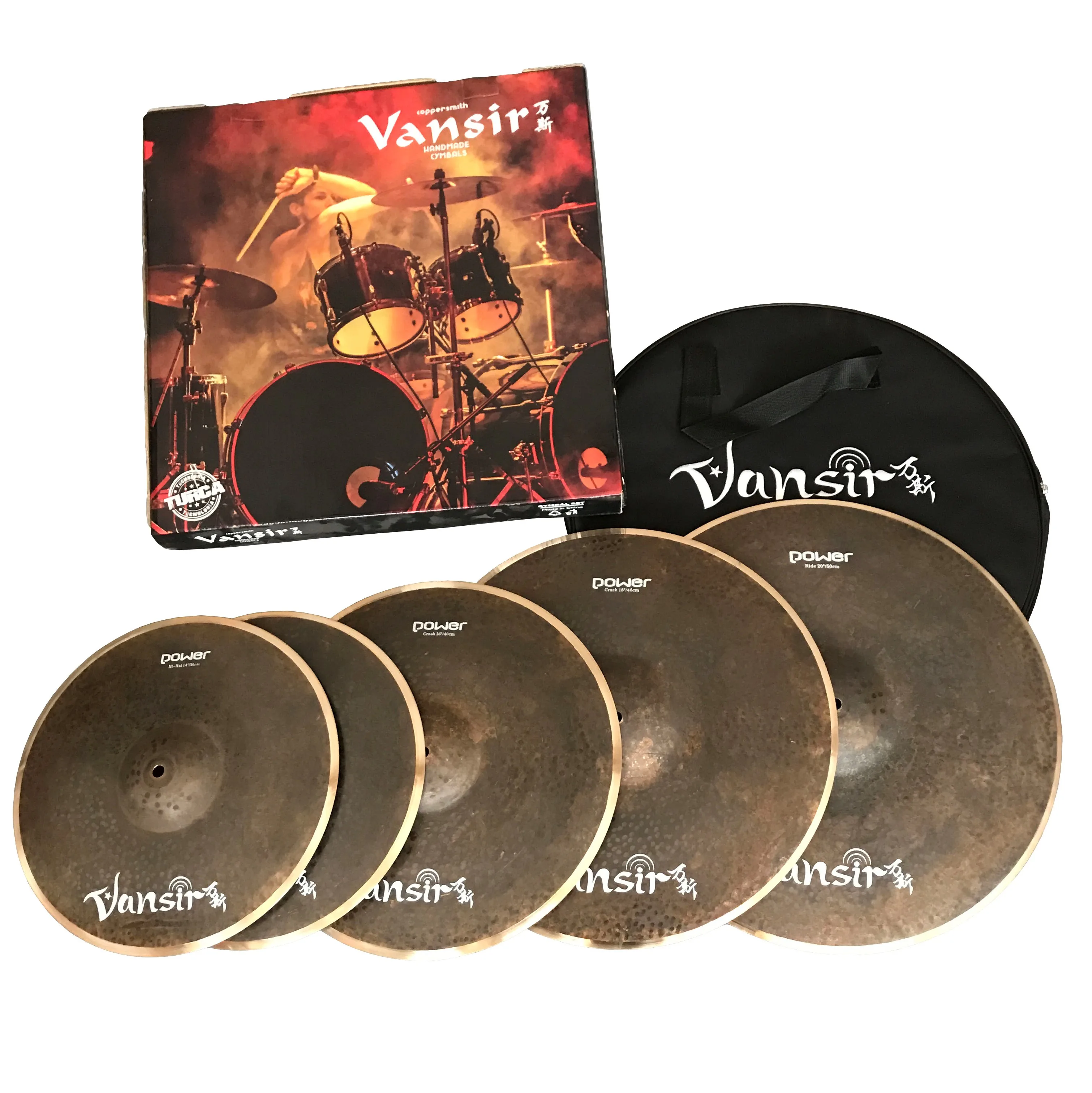 Musical Drum Cymbals Set Musical Instruments Handmade B20 Cymbal/ Vansir Cymbal