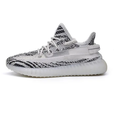2021 фирменный логотип на заказ оригинальная Светоотражающая обувь Yeezy 350 V2 Черная мужская женская вязаная спортивная для