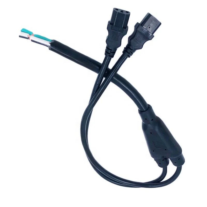 IEC Y Splitter Power Cord with IEC C13 Connector