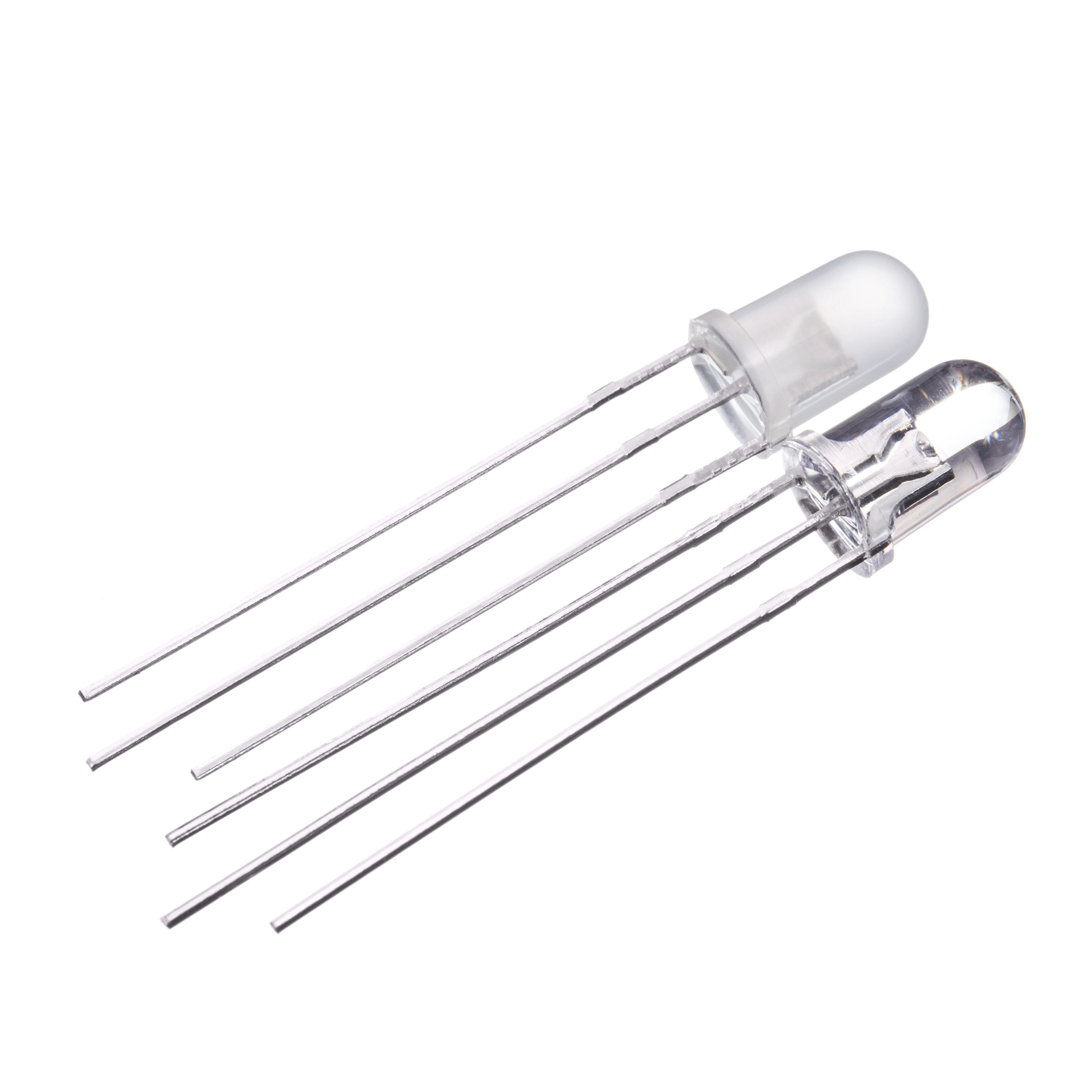High Brightness 3mm 5mm 8mm 10mm Blue LED In-Line Lamps with Long and Short Feet