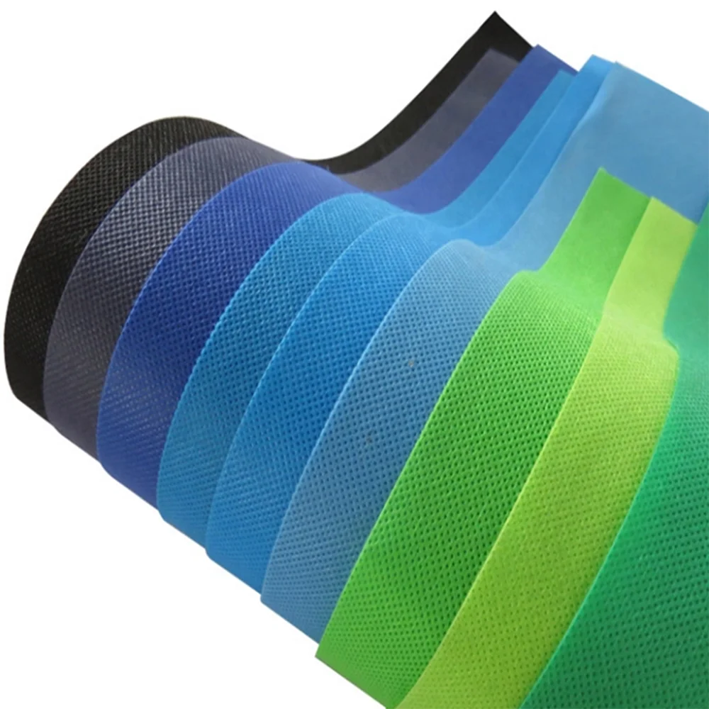 Biodegradable 100% pure material pp nonwoven fabric spunbonded textile nonwoven fabric supplier