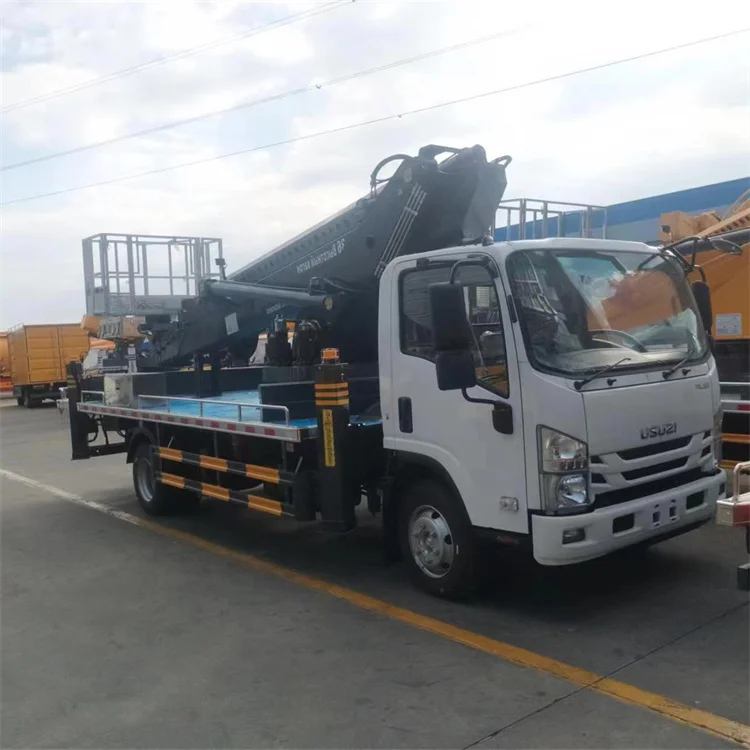 Isuzu 36M Aerial Work Platform Truck Overhead Working Truck Aerial Platform Vehicle Bucket Truck Hydraulic Aerial Cage 3 L  4L