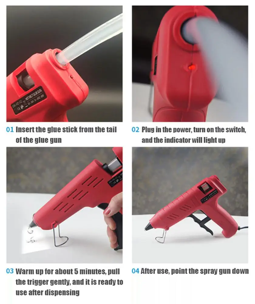 Цветной клей-карандаш, блестящий порошок, флэш «сделай сам», клей горячего расплава, цветной клей-карандаш