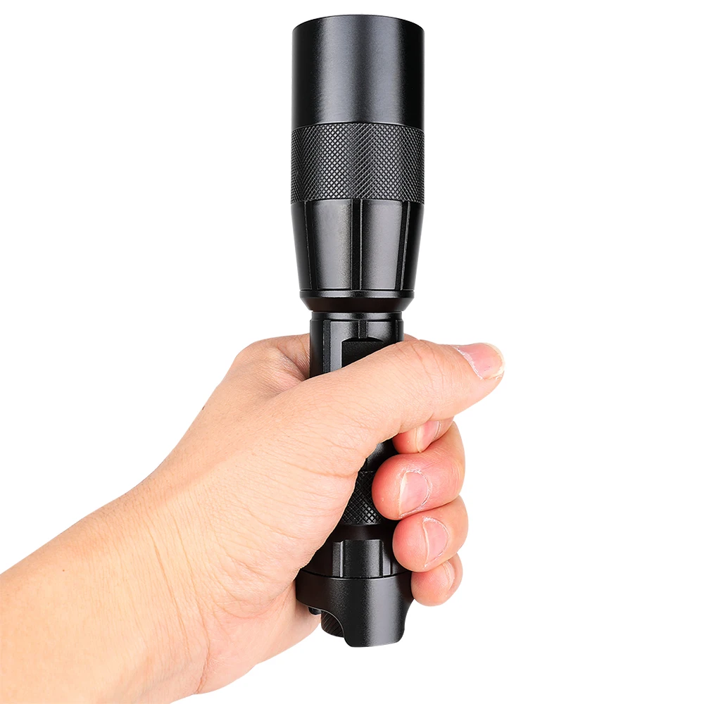 34mm bezel zoom dimmable long range torch light flashlight ir 940nm illuminator