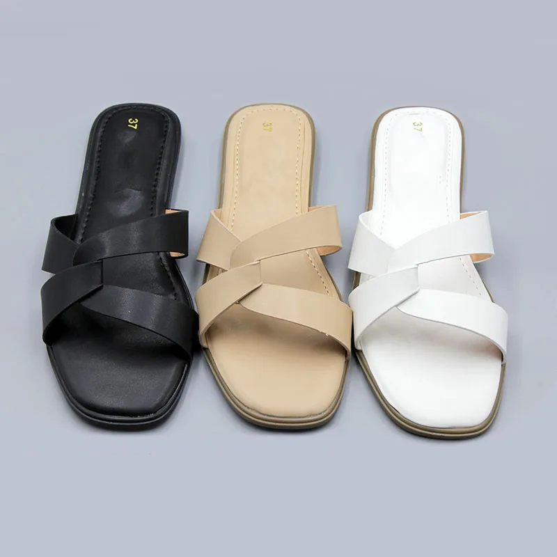 2024 новейшие удобные женские тапочки Togo лидер продаж нескользящая женская обувь на плоской подошве ручной работы с мягкой подошвой